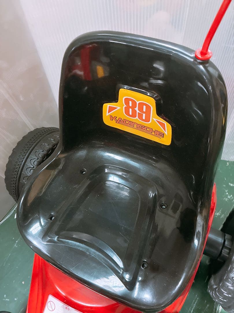 【ジャンク】電動カート 子供用 電動乗用カー レーシングカート 4輪 説明書付き