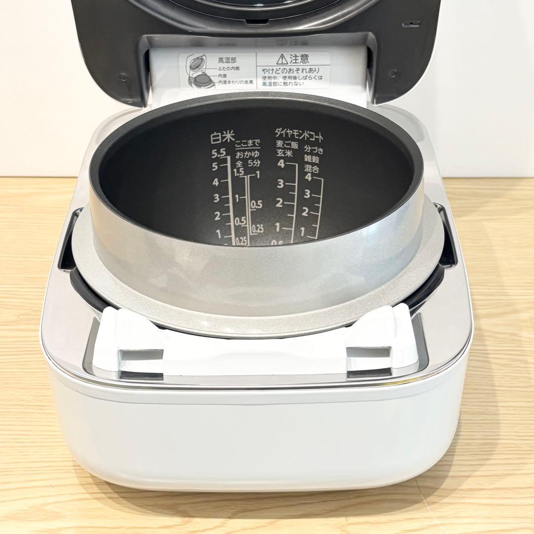 2020年製 東芝真空圧力 IHジャー炊飯器 家庭用 RC-10ZWP 5.5合