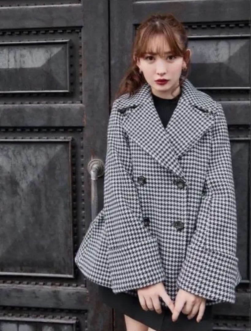 【herlipto】Proust Wool-Blend Melton Coat