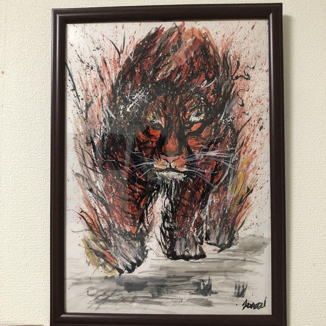 絵画　虎