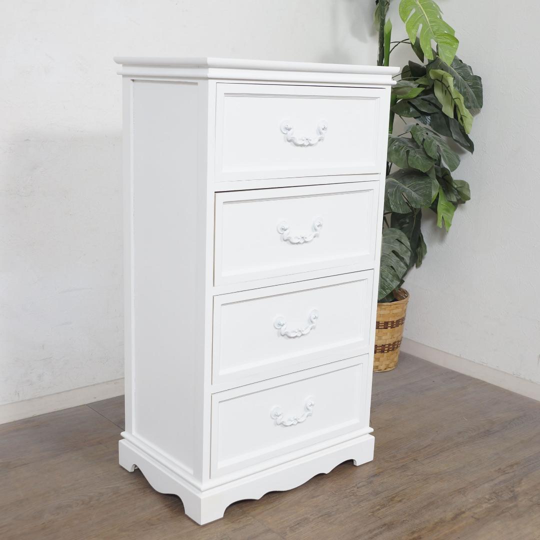 ジョイ　 アンティーク調　シャビー仕上げ　チェスト ４杯