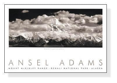 Mt. McKinley/エンボスマーク入/アンセル アダムス/ポスター