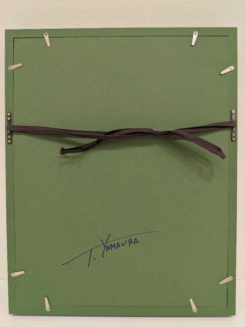 【山浦多久二・サイン有】原画　一点物　スペイン組曲　額込み　動物　カラフル