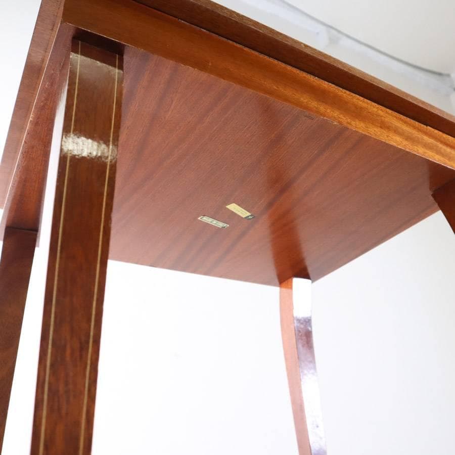 値下イタリア製 オルゴール付象嵌細工サイドテーブル 帰れソレントへ クラシカル