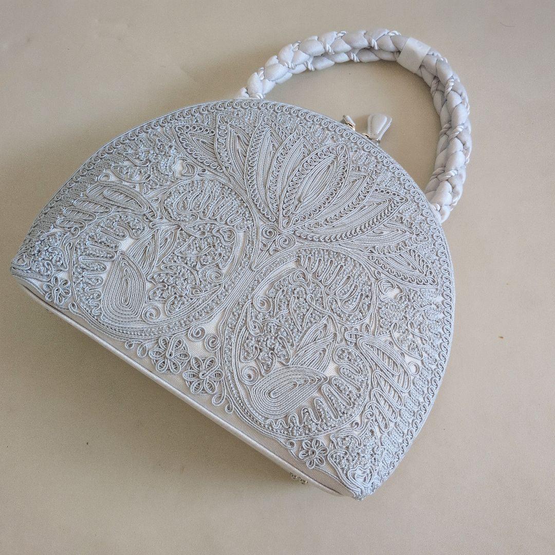 yasuyasu様【未使用品】コード刺繍ハンドバッグ 定価¥38,500
