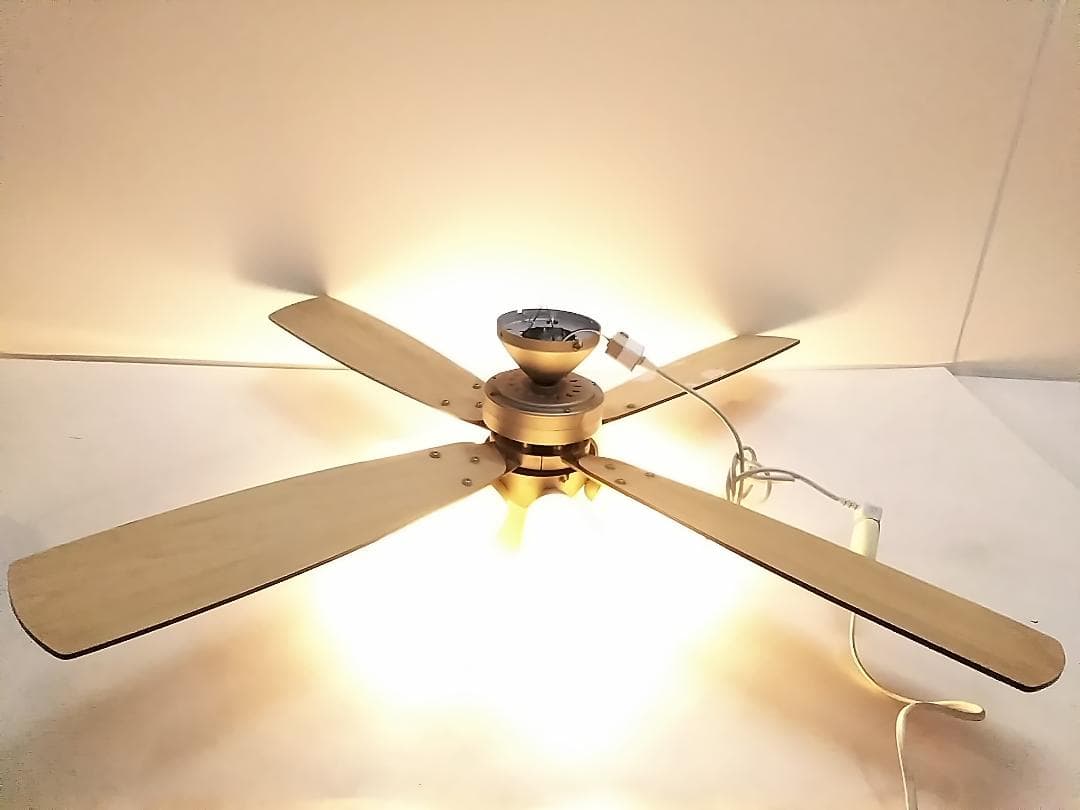 大光電気 シーリングファン ASL-610 2017年製 6灯 リモコン付★