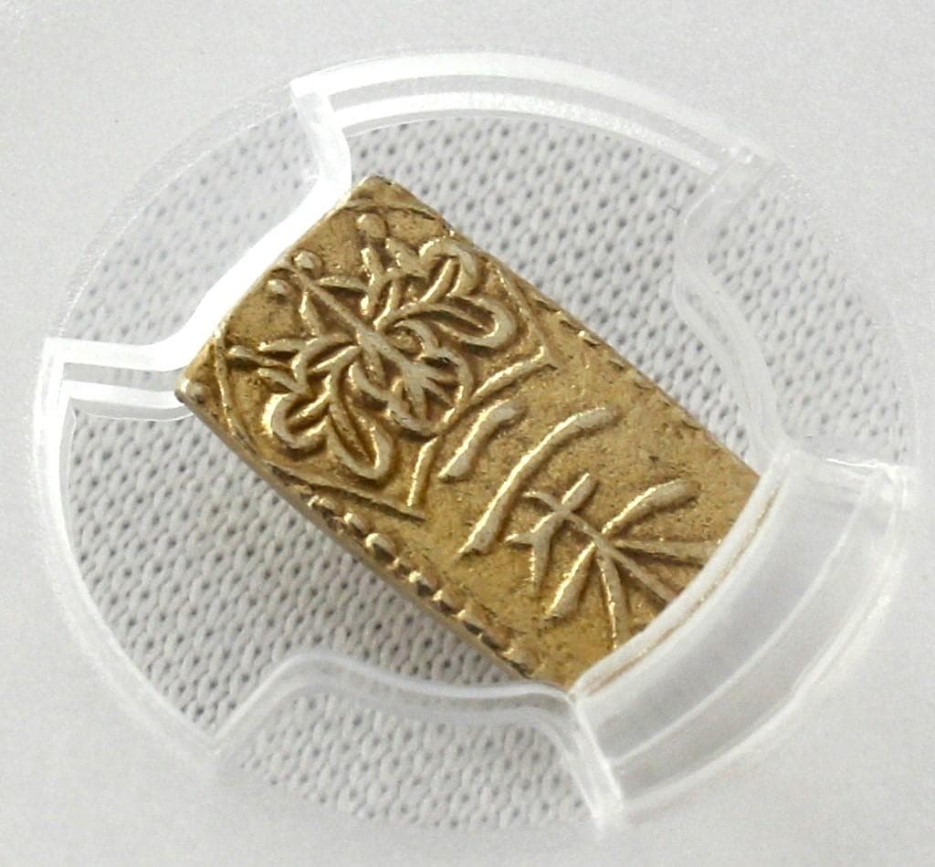 1832-58年 日本 天保 二朱金 PCGS MS61