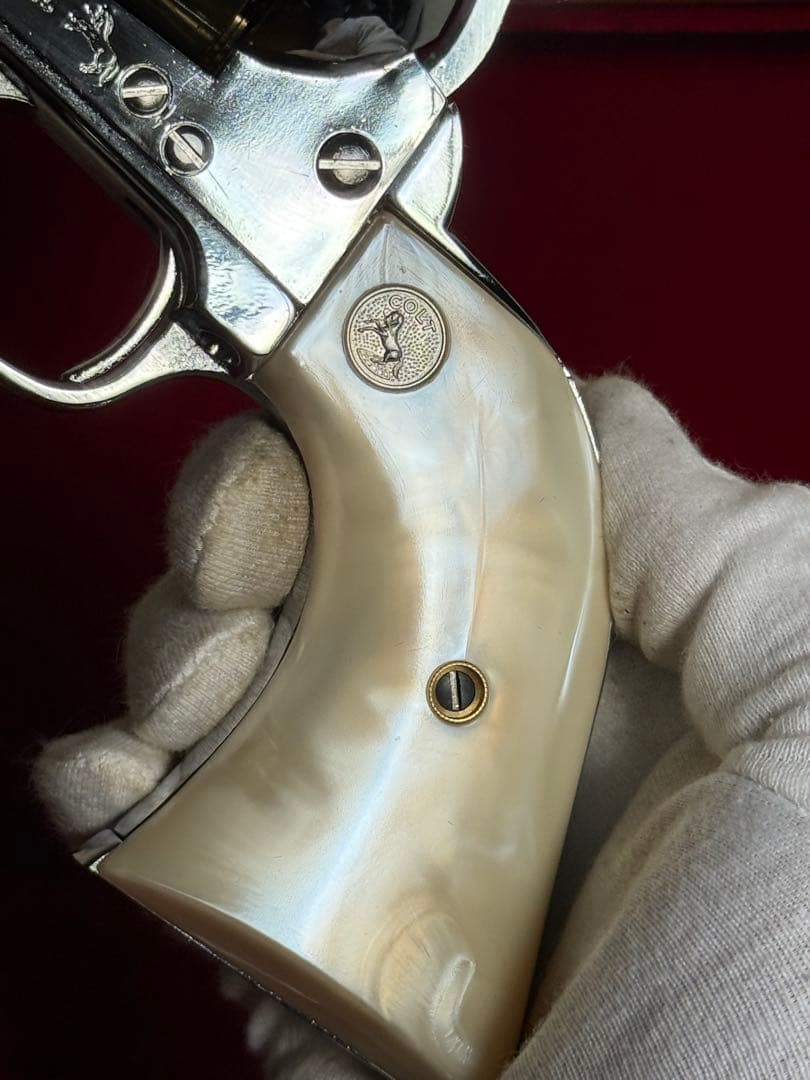 木製化粧箱付 HWS ハートフォード コルト SAA オールシルバー モデルガン