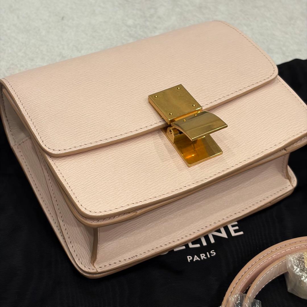 セリーヌ クラシックボックス ピンク 新品