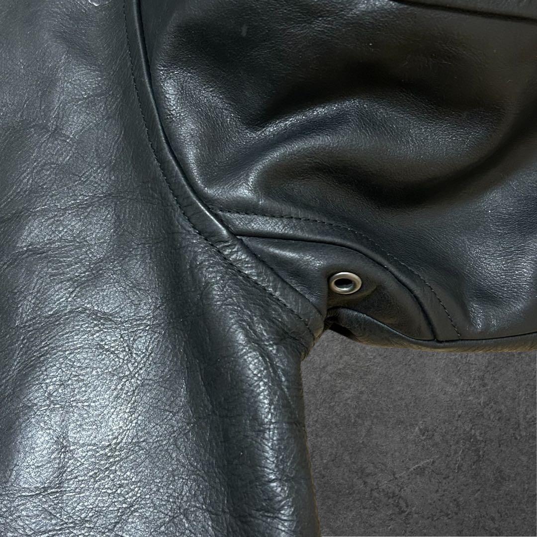 90s 00s OLD GAP 本革 シングルライダース レザージャケット