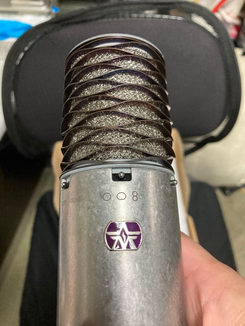 アストン　スピリット　コンデンサーマイク、ラスト1本 ショックマウント付き！