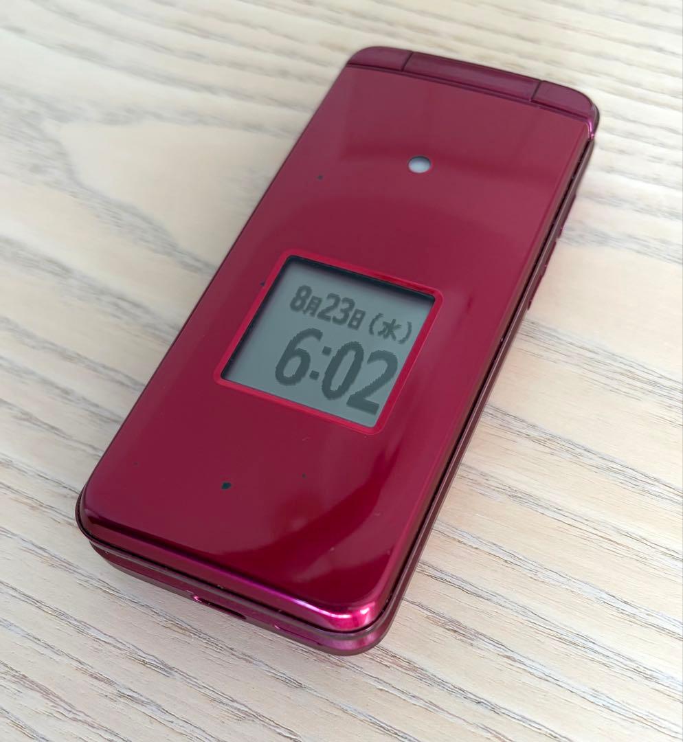 かんたんケータイ KYF41 初期化済み 卓上ホルダー付 au