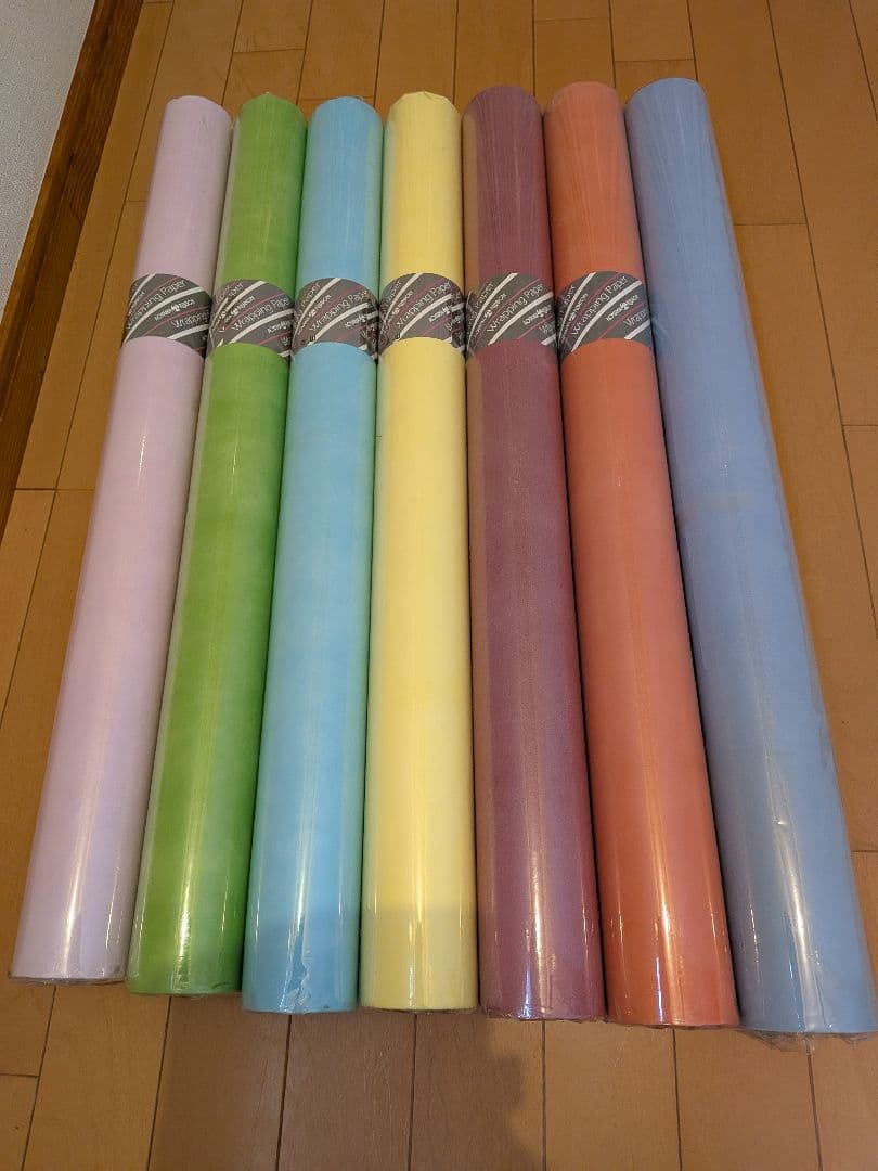 包装紙　フラワーラップ不織布 15ロールセット 多色