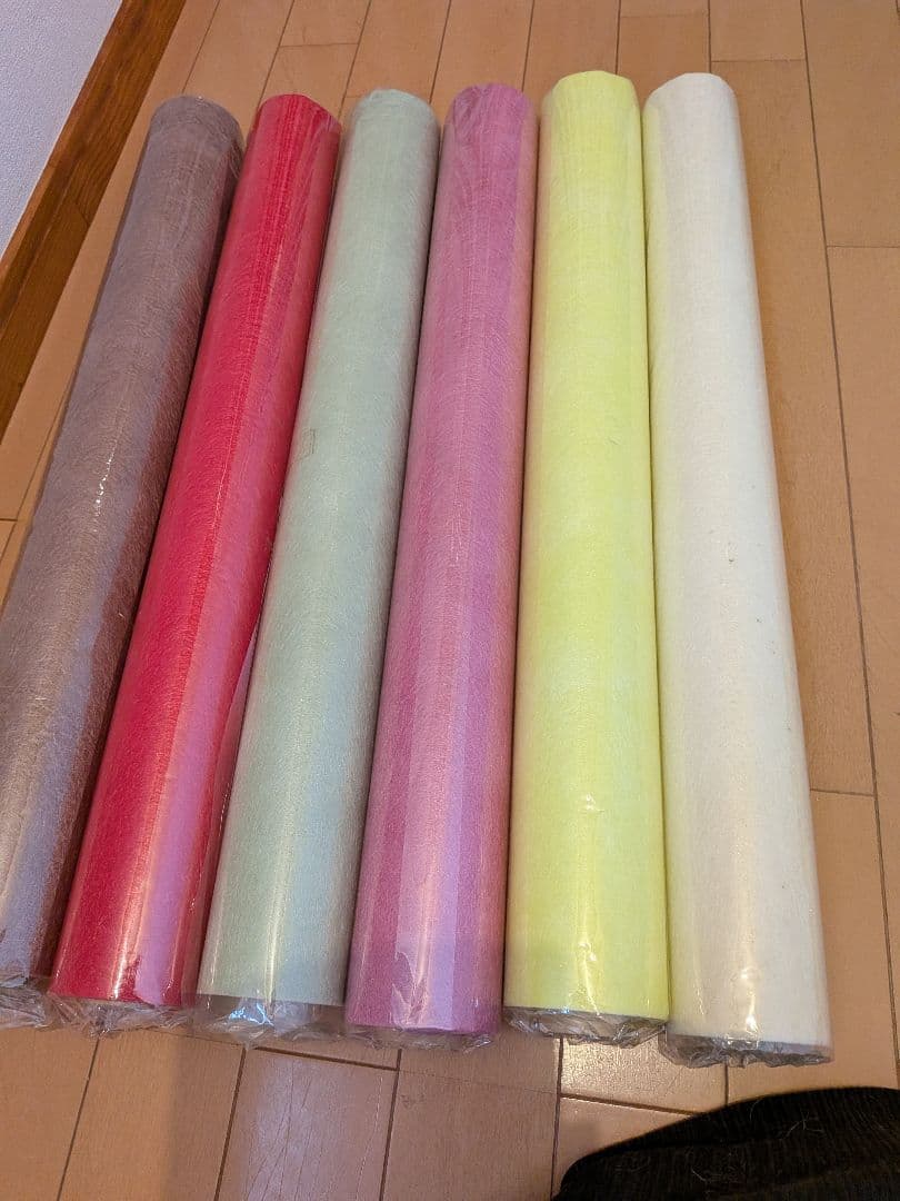 包装紙　フラワーラップ不織布 15ロールセット 多色