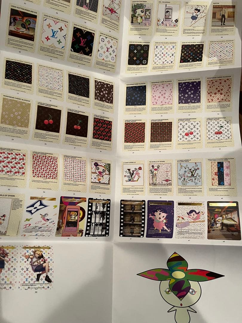 レア★ルイヴィトン×村上隆 コラボ トレーディングカード カードフォルダー
