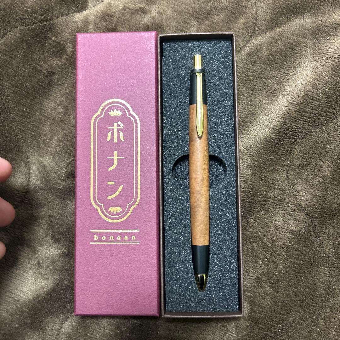 ボナンペン　桜　シャープペンシル　真鍮金具　野原工芸似