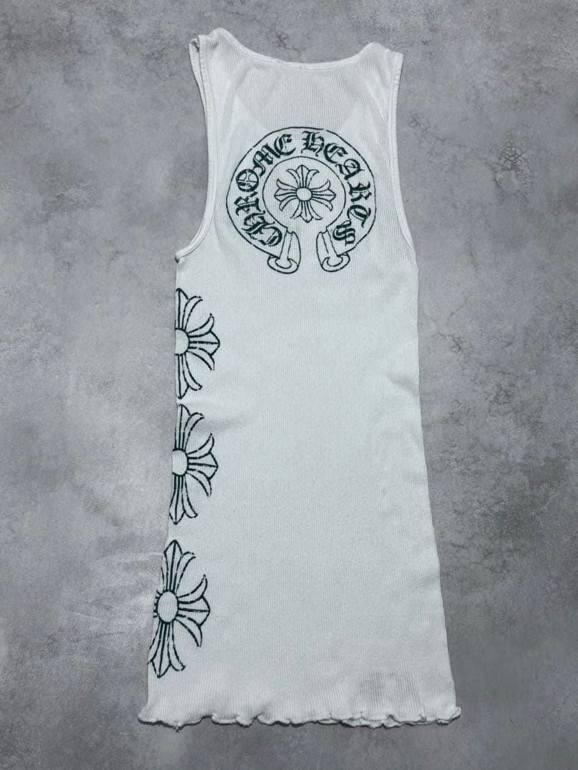 【レア難あり】Chrome Hearts タンクトップ ホワイトS