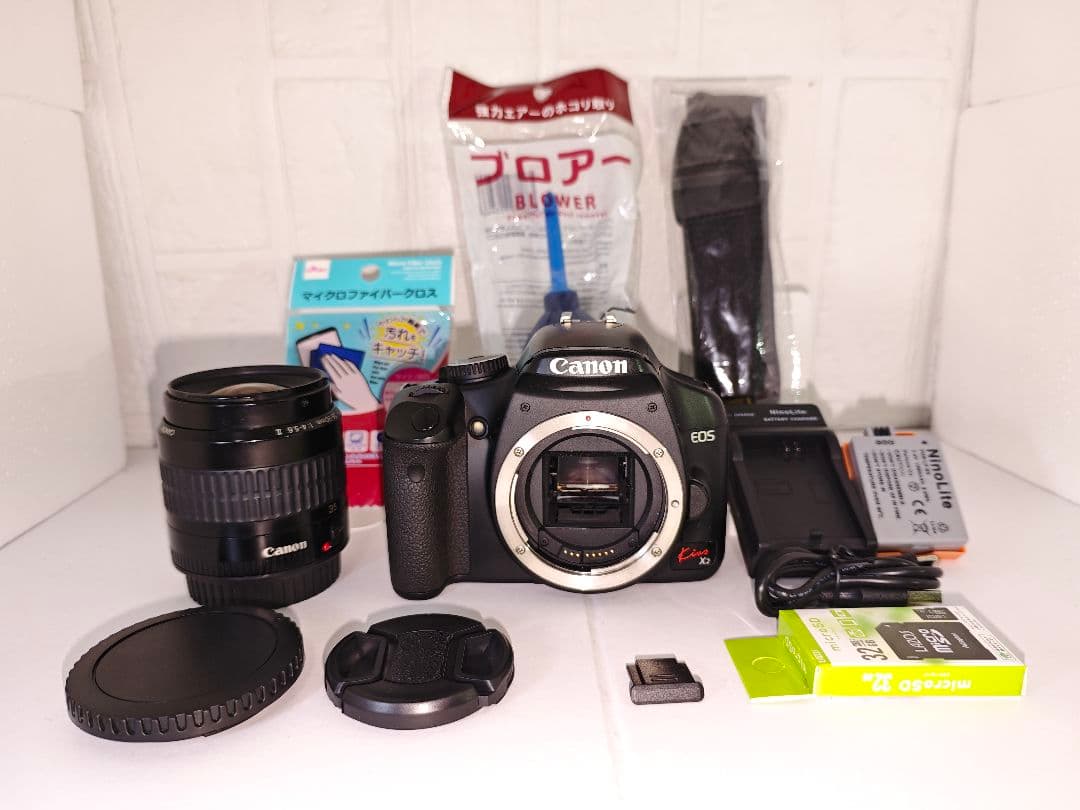 ✨ Canon EOS Kiss x2 一眼レフ カメラ スマホ転送 簡単操作