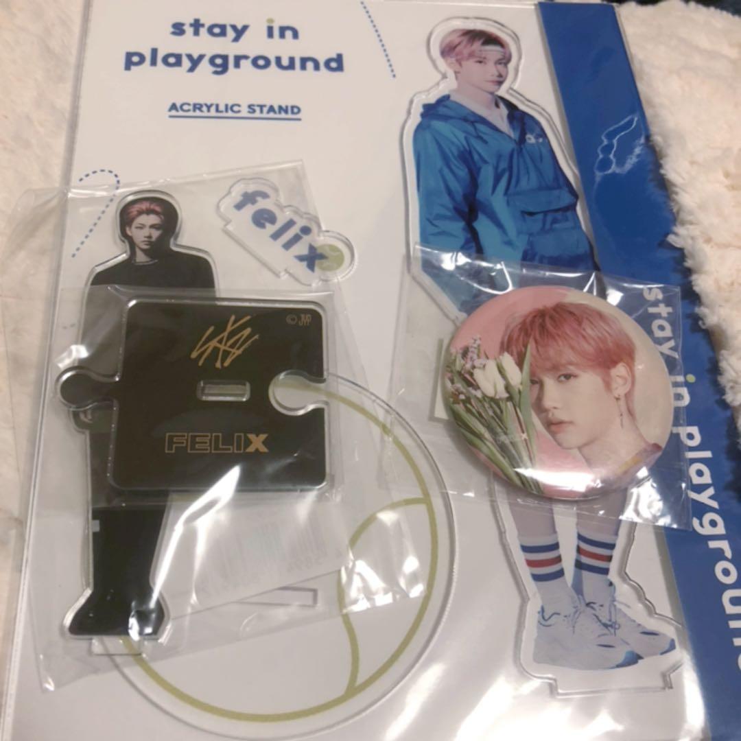 straykids  felix フィリックス　アクリルスタンド　缶バッチ