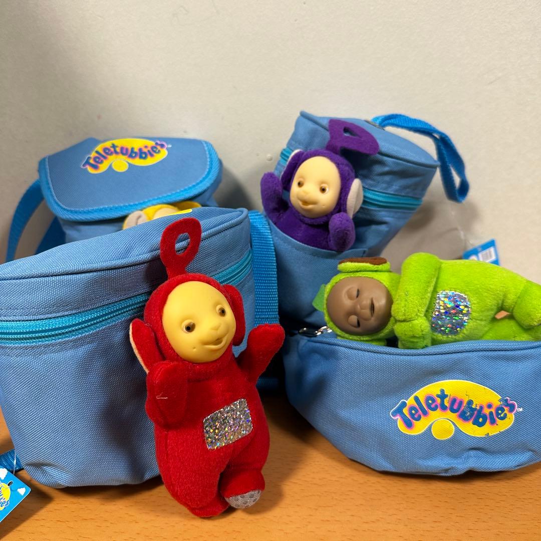 90’s ファンシー　レア　レトロ　テレタビーズ　ミニポーチ　バッグ　ぬいぐるみ