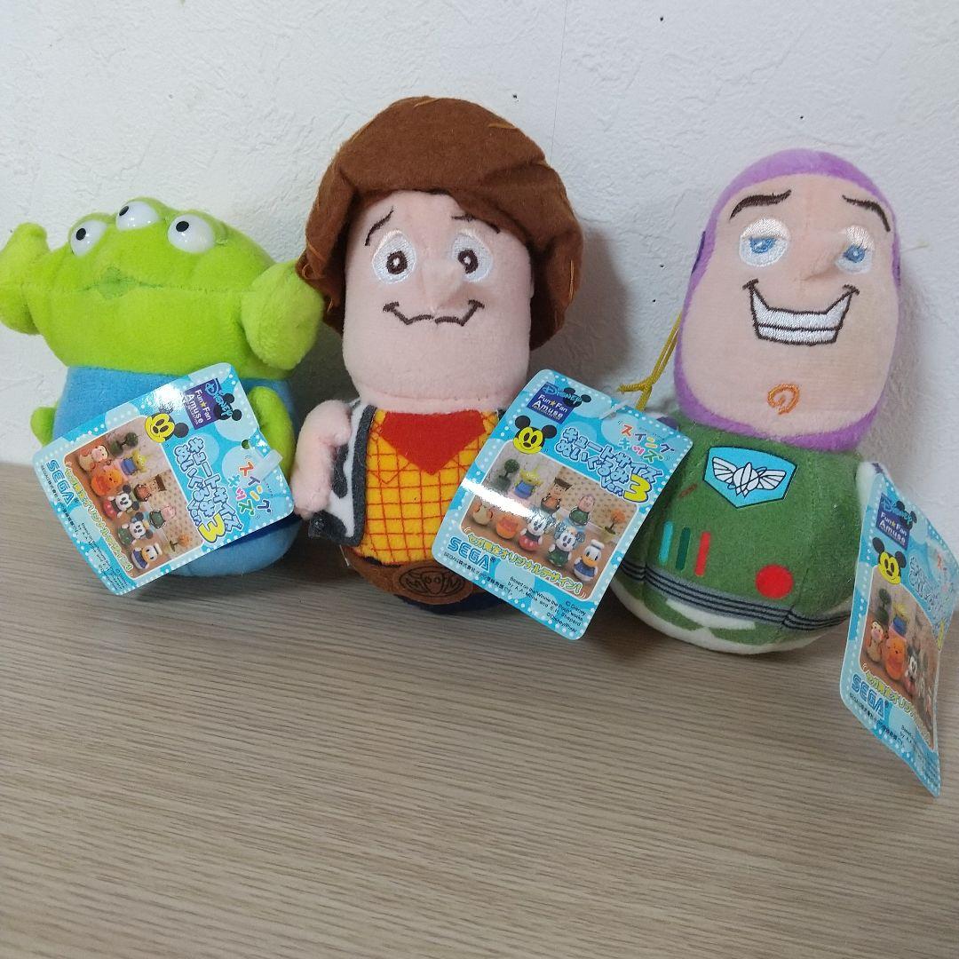 新品　SEGA　キュートサイズ　ぬいぐるみ　スイング　トイストーリー　セット