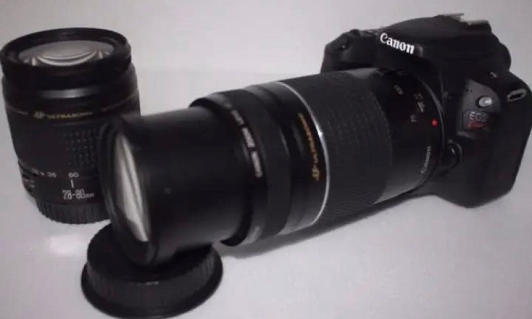 デジタル一眼レフカメラcanon kiss x9標準&望遠ダブルレンズセット