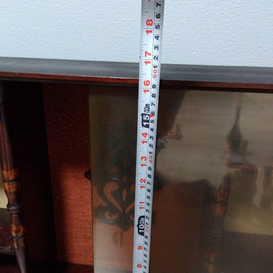 木製キャビネット アンティーク　棚　ボックス