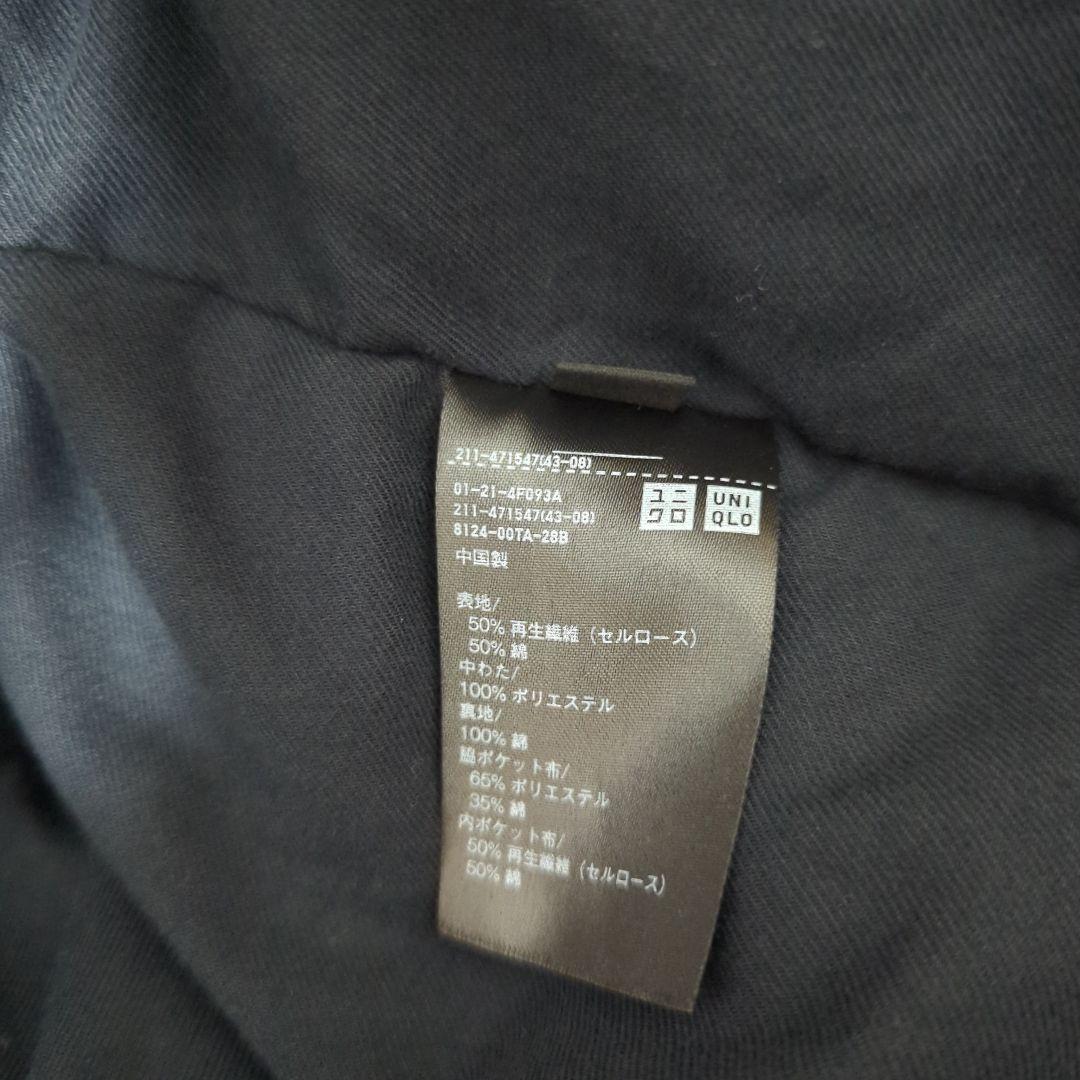 ユニクロU パフテックノンキルトベスト ダウンベスト XL ブラック