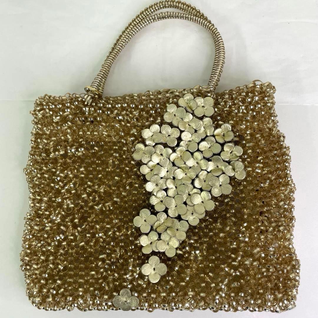 ANTEPRIMAアンテプリマ　ハンドバッグ　ゴールド 付属品あり