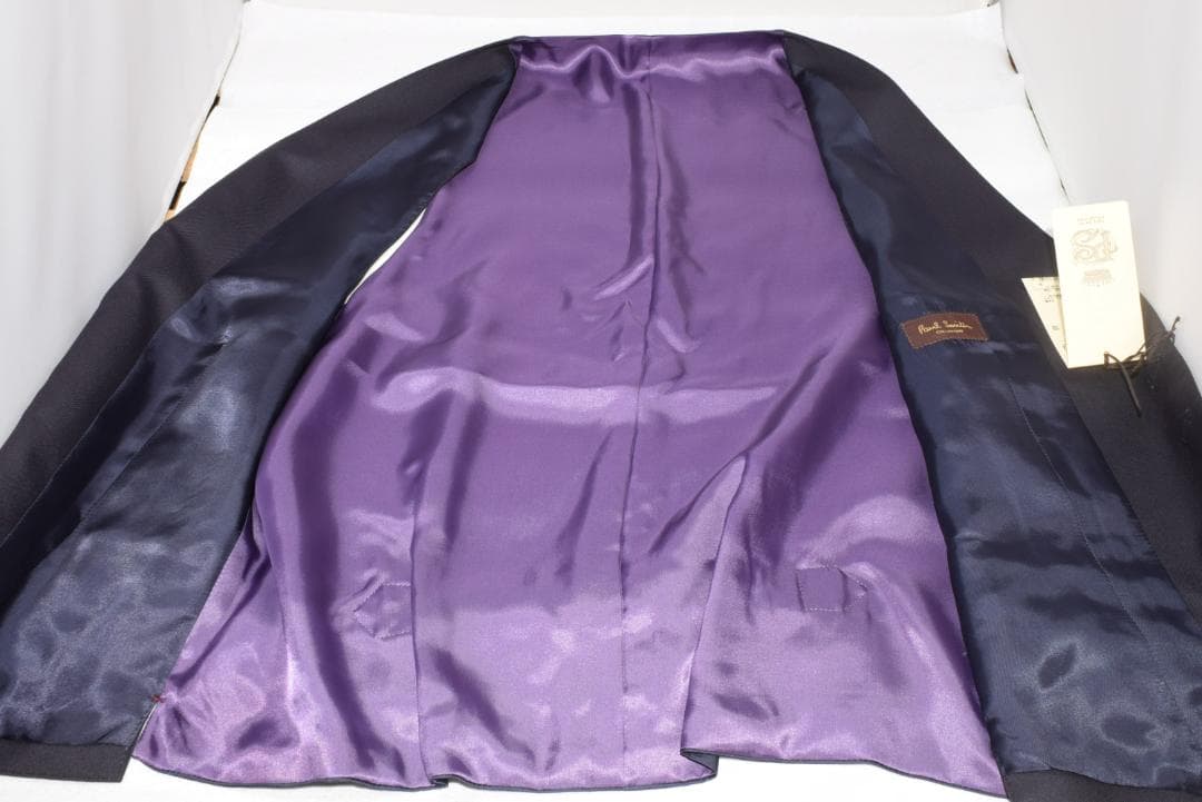 新品☆Paul Smith COLLECTION ベスト☆紺☆Lサイズ☆裏地紫