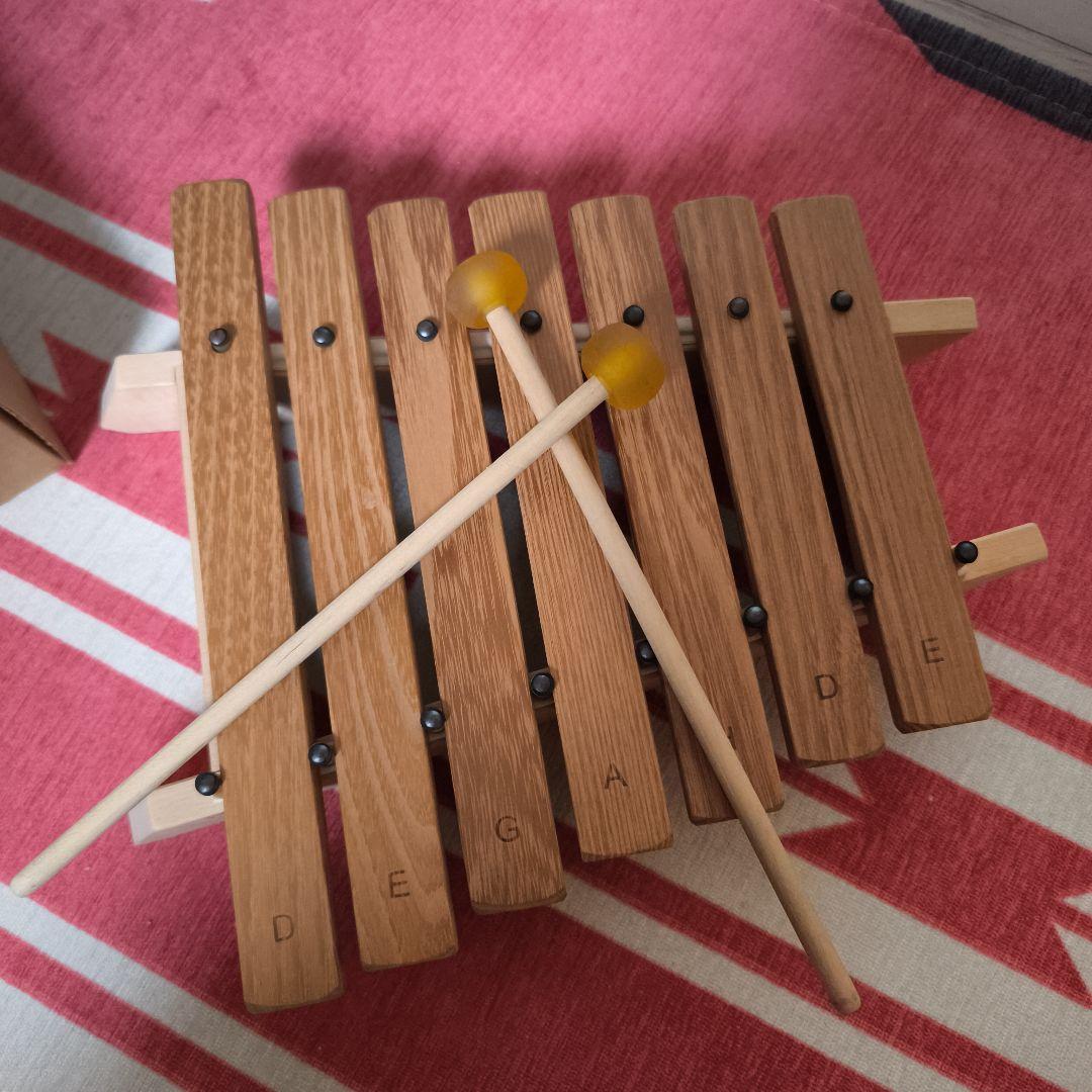アウリスシロホン・木琴・ダイヤトニック7音　打棒2本付きです