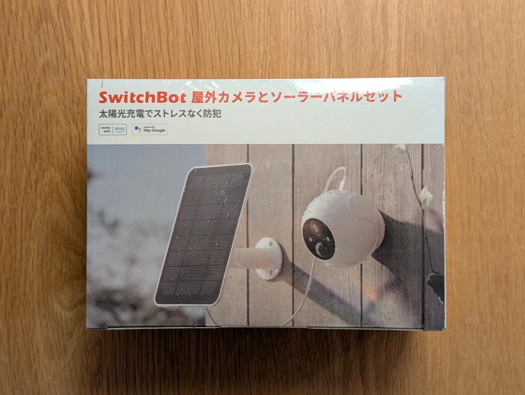 【未開封・未使用】SwitchBot 屋外カメラ＆ソーラーパネルセット
