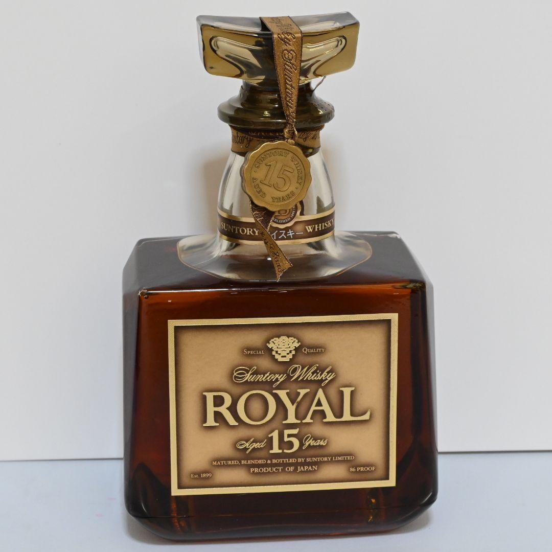古酒 未開栓 サントリー ローヤル １５年 ゴールドラベル 750ml