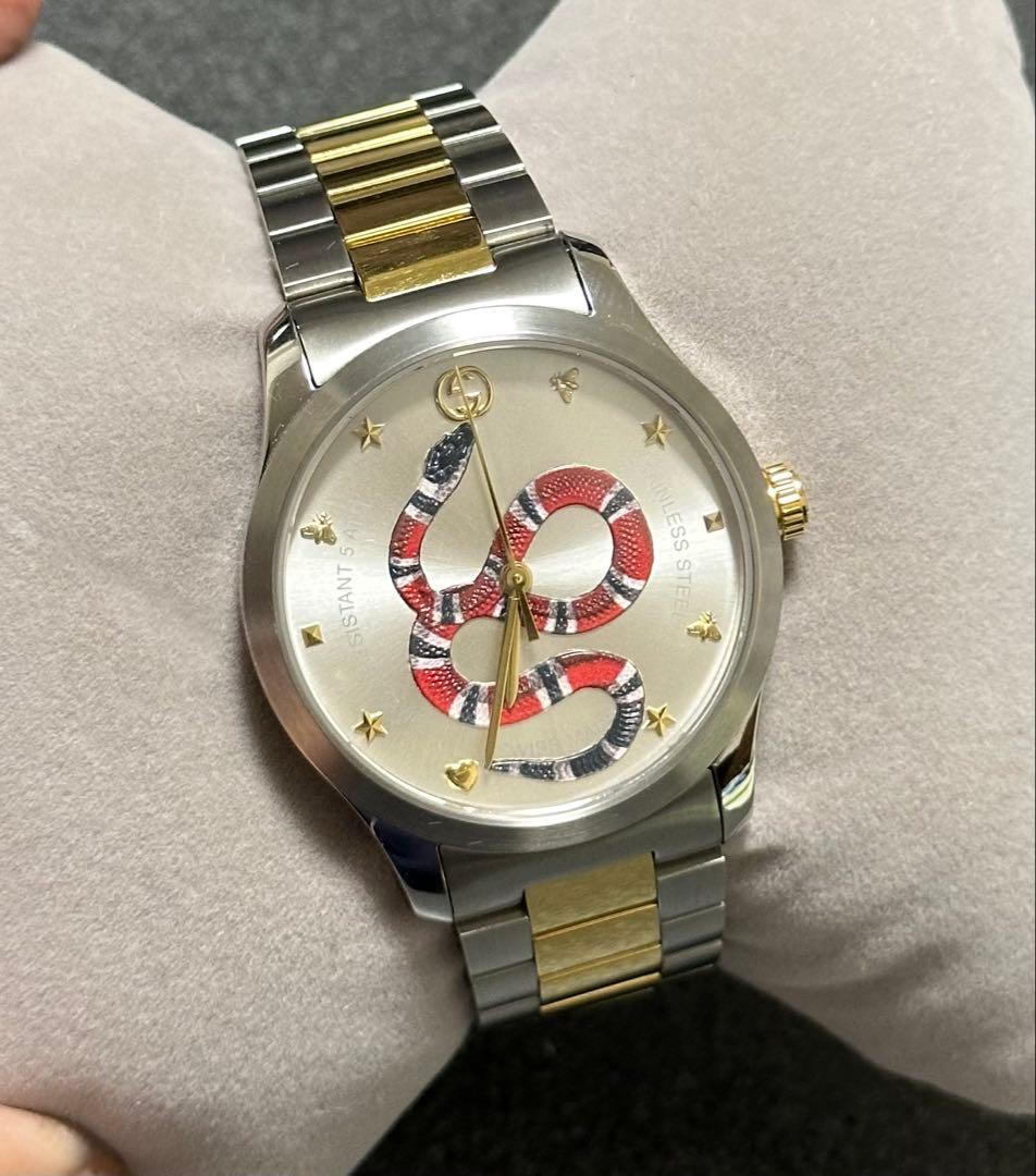 稼動 GUCCI 126.4 キングスネークGタイムレス