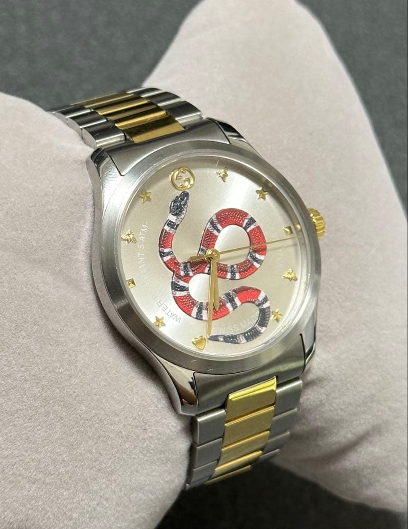 稼動 GUCCI 126.4 キングスネークGタイムレス