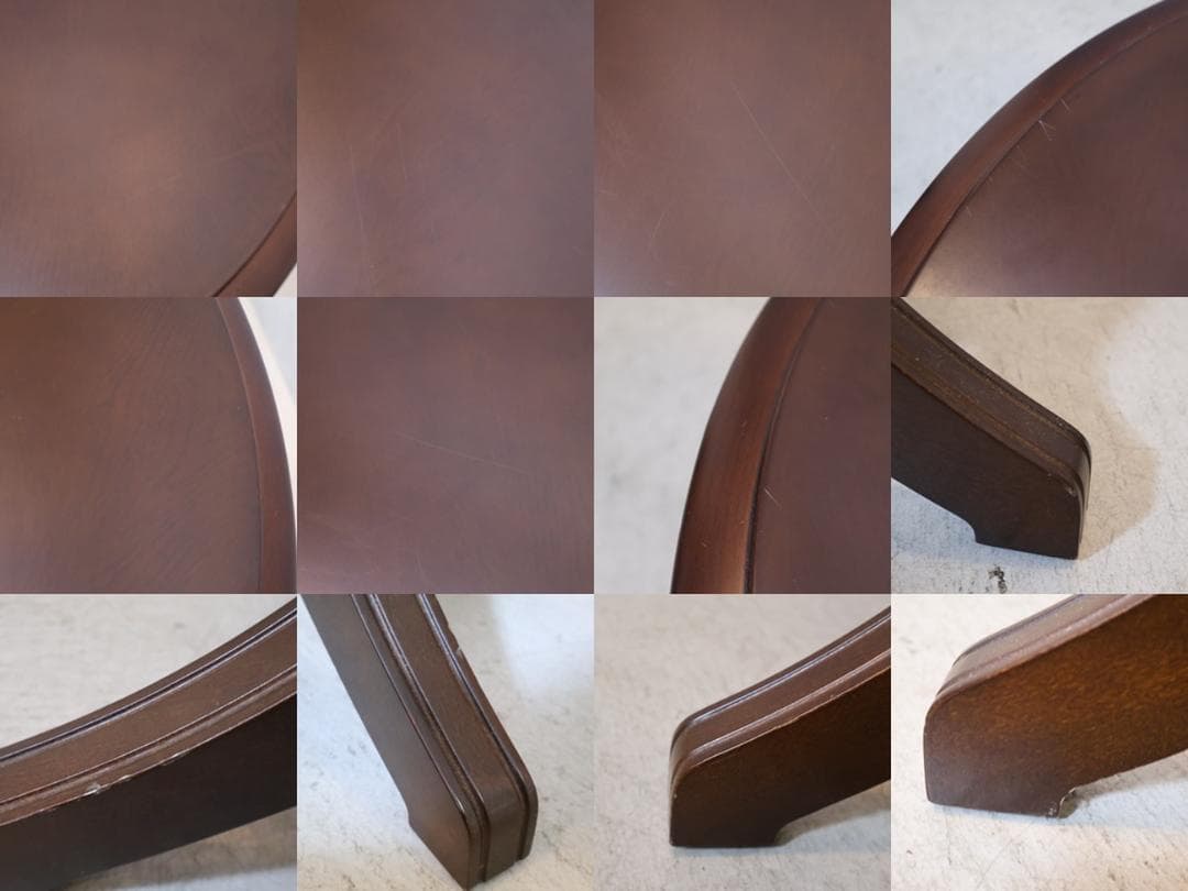 AKIMOKU 秋田木工 ラウンドテーブル ナラ材 丸 ダイニングテーブル 円形