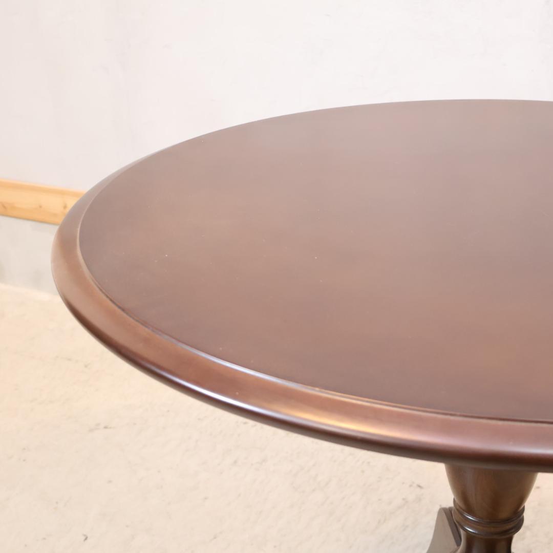 AKIMOKU 秋田木工 ラウンドテーブル ナラ材 丸 ダイニングテーブル 円形