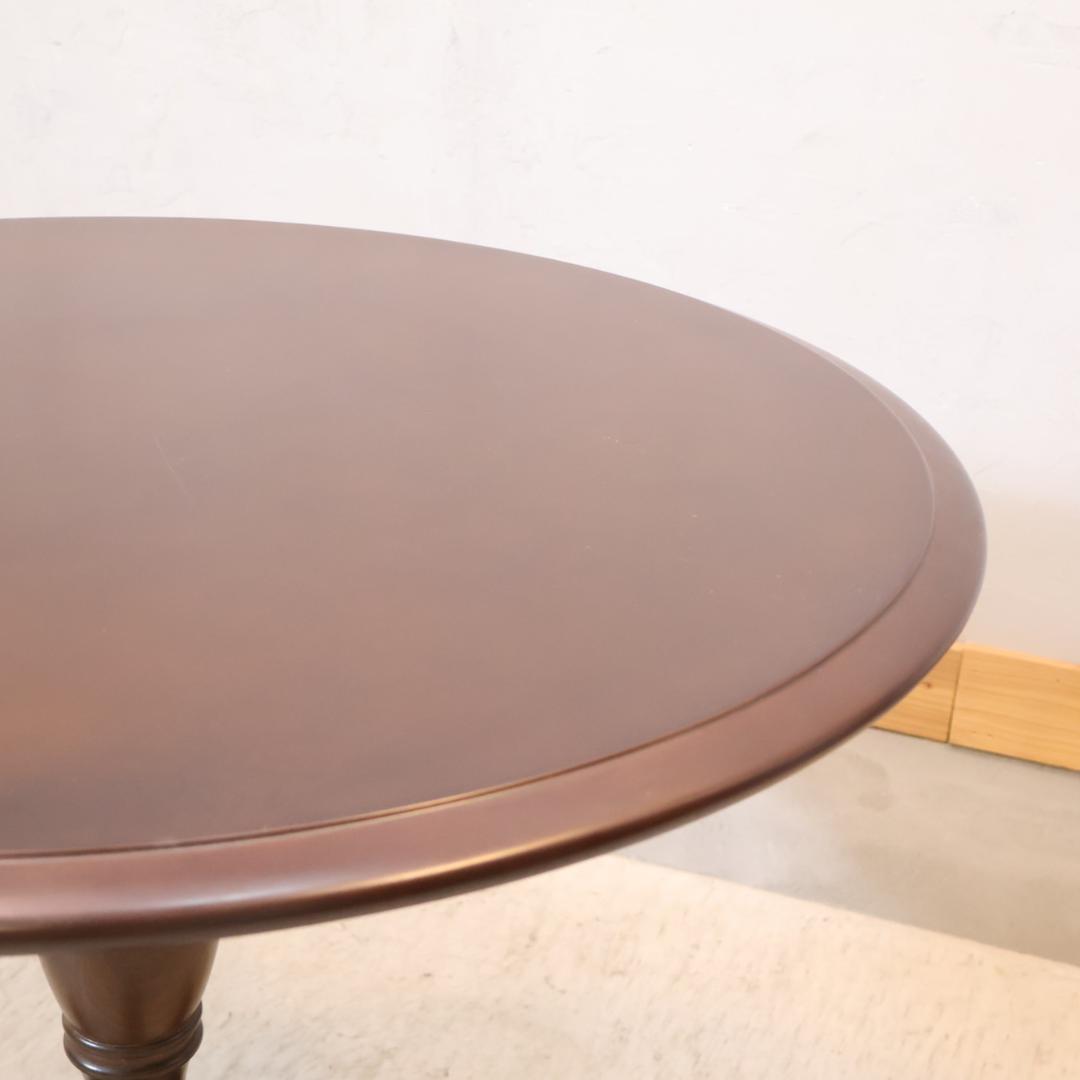 AKIMOKU 秋田木工 ラウンドテーブル ナラ材 丸 ダイニングテーブル 円形