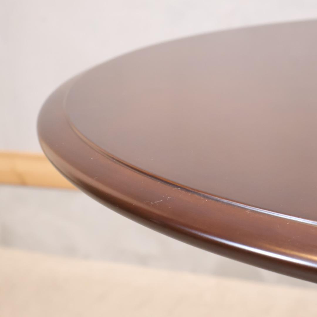 AKIMOKU 秋田木工 ラウンドテーブル ナラ材 丸 ダイニングテーブル 円形