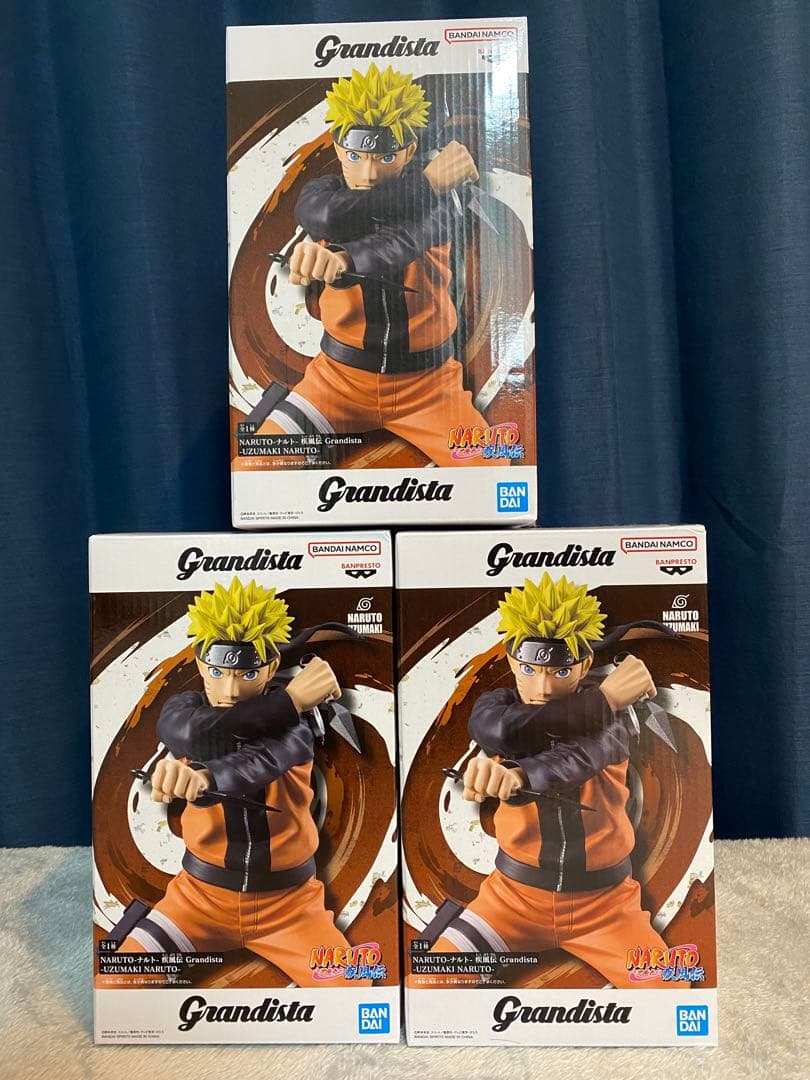 うずまきナルト Grandista NARUTO疾風伝 フィギュア 3個セット