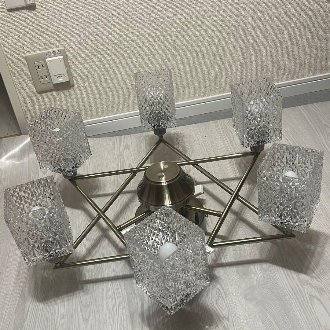 キジマ　シャンデリア　シーリングライト　amp51308