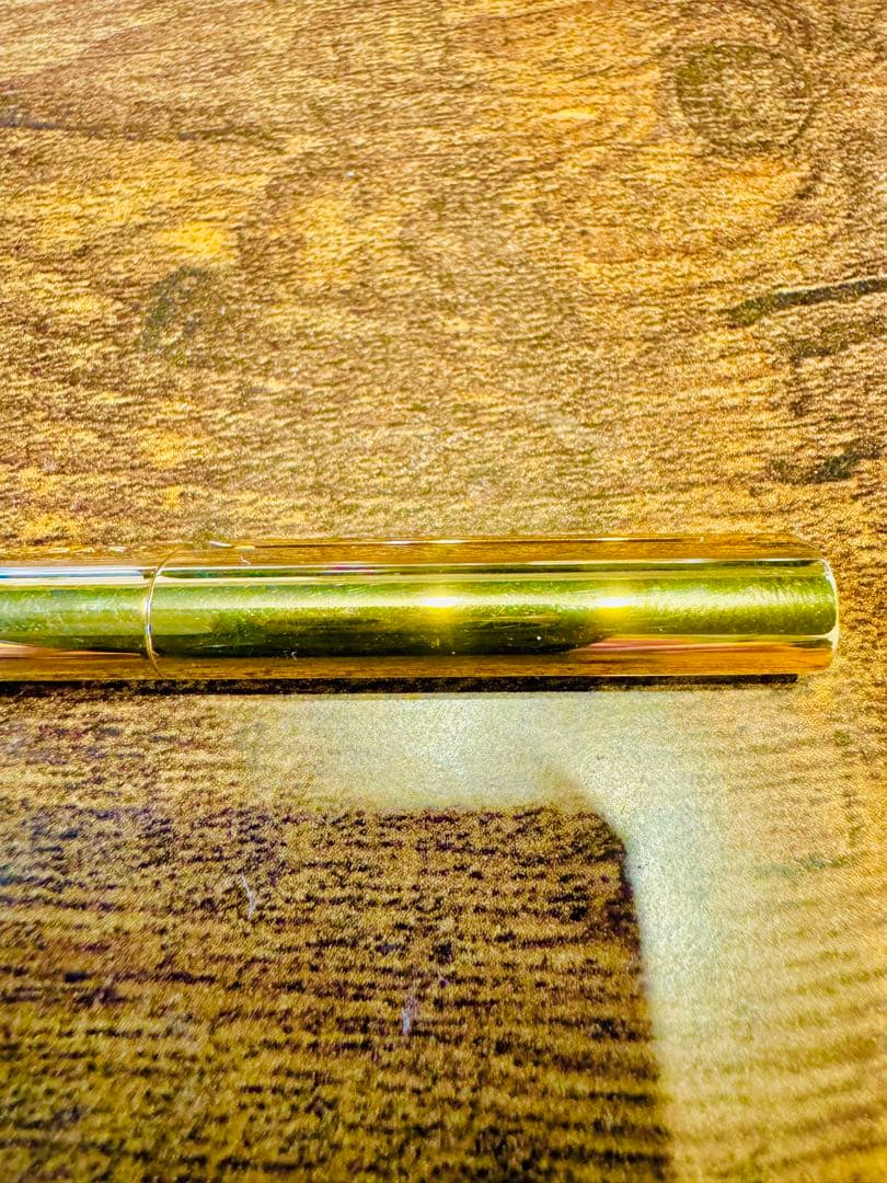 ブルガリ ツイスト式ボールペン エキセントリック ゴールドカラー