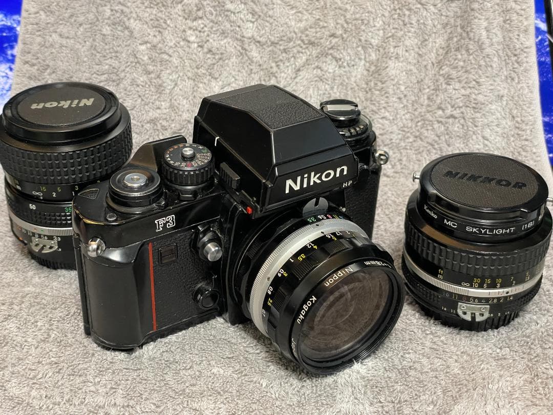 動作品 ニコン Nikon F3 HP 28,50,35-70mmレンズ