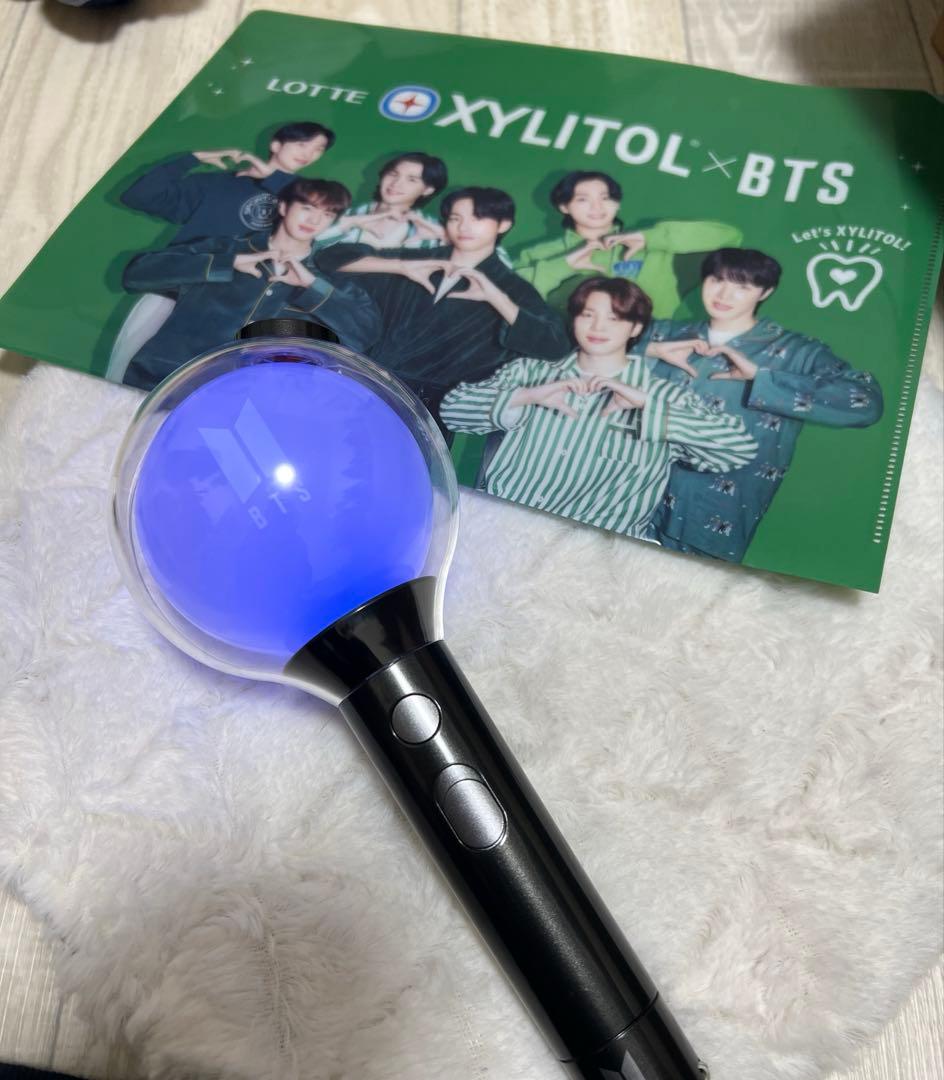 BTS アミボム ver.4 ペンライト MOS+ 新品電池６個付き