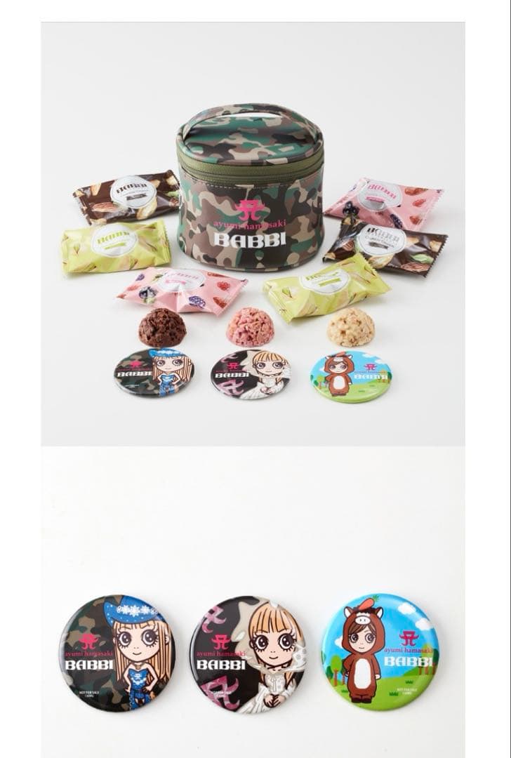 バニティポーチセット(缶バッジ付)×2セット　浜崎あゆみ