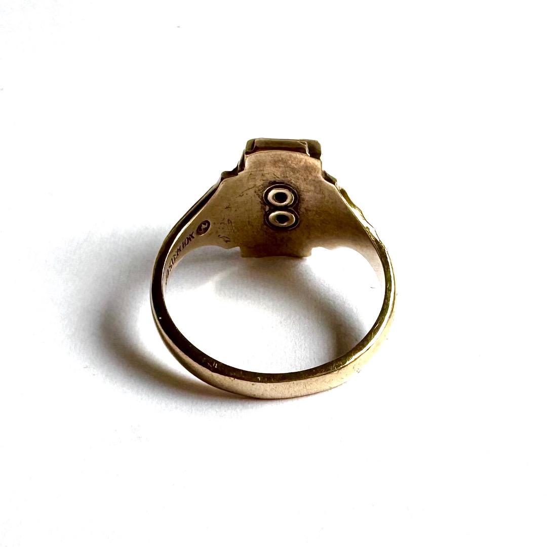 アクセサリー K10YG JOSTEN College Ring 1965 Vintage
