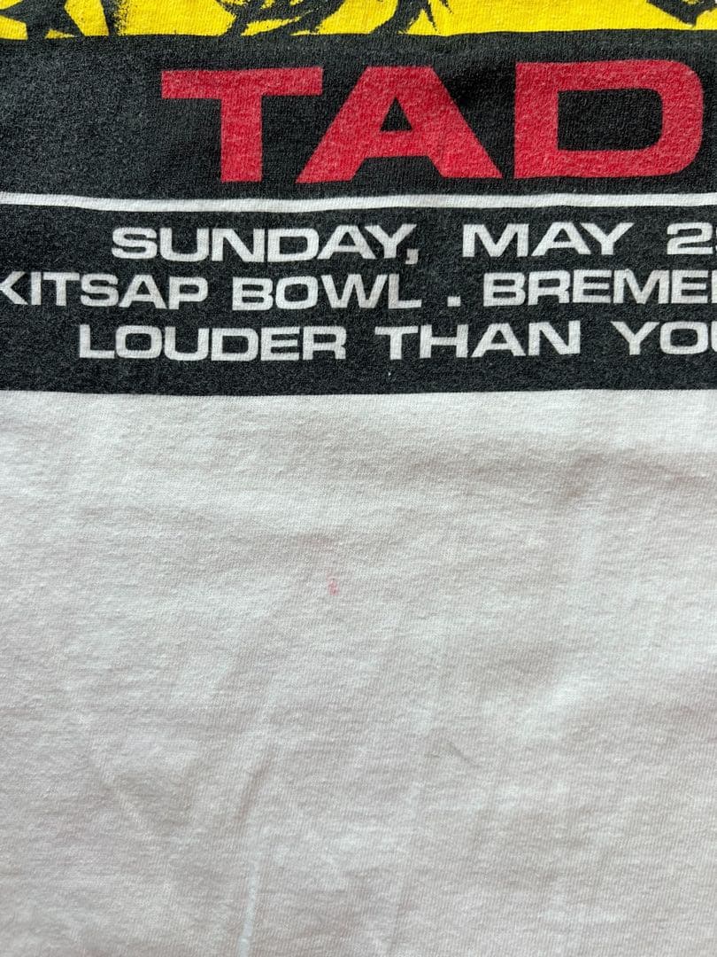 希少'94 soundgarden/TAD/Elevenライブ　tシャツ
