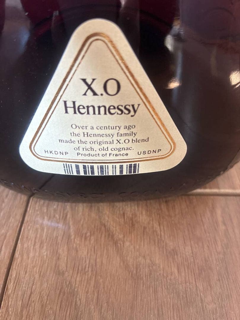 未開封　Hennessy XO コニャック 金キャップ　グリーンボトル