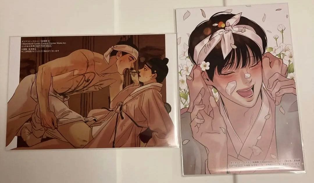 夜画帳　購入特典　ポストカード　イラストカード　描き下ろしペーパー　13枚