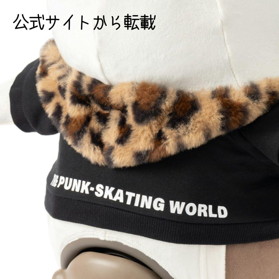 X-girl Stages×LOVOT　レオパファーフーディ(ブラック)